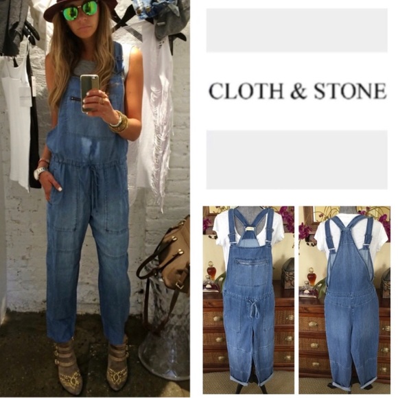 Anthropologie Pants - Anthro Cloth & Stone Overalls Size XS